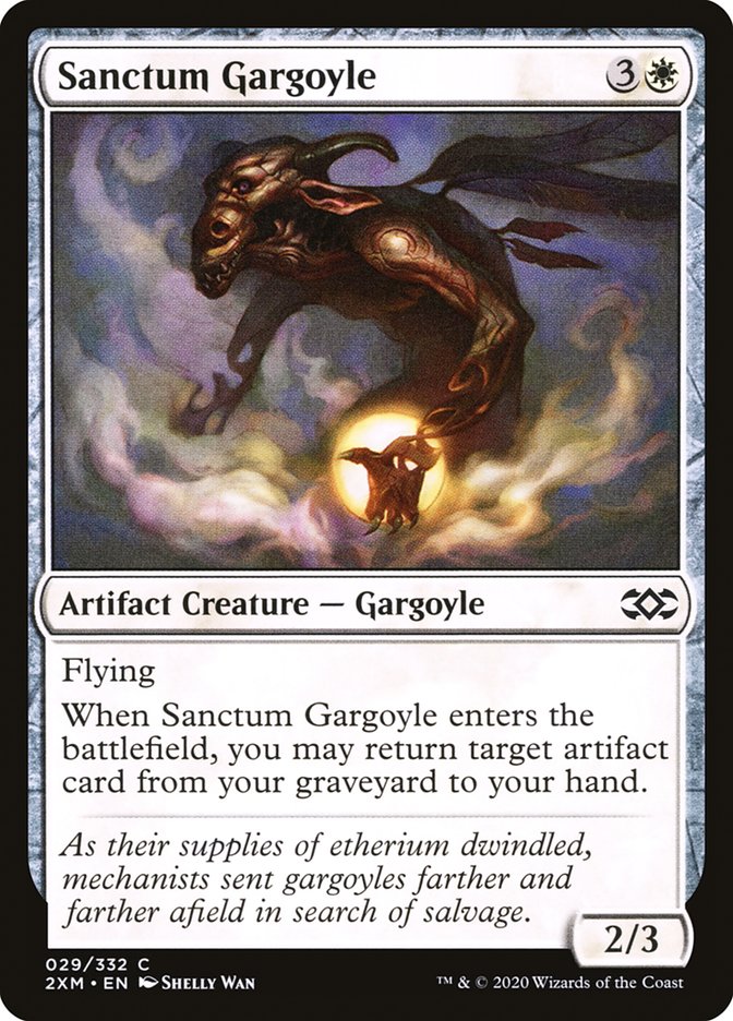 Sanctum Gargoyle [Double Masters] [Foil]