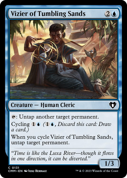 Vizier of Tumbling Sands [Commander Masters] [Foil]