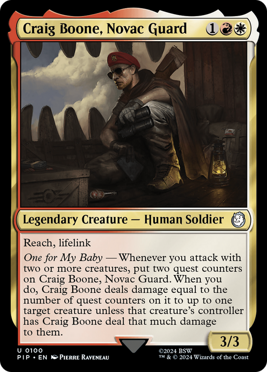 Craig Boone, Novac Guard [Fallout] [Foil]