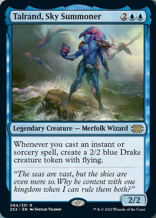 Talrand, Sky Summoner [Double Masters 2022] [Foil]