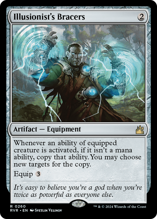 Illusionist's Bracers [Ravnica Remastered] [Foil]