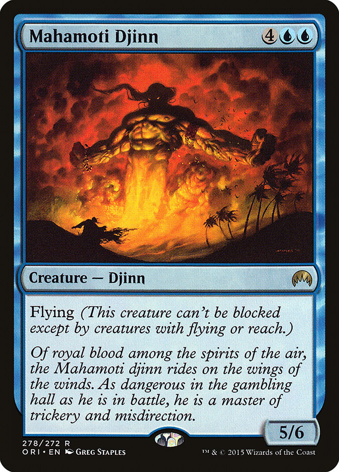 Mahamoti Djinn [Magic Origins] [Foil]