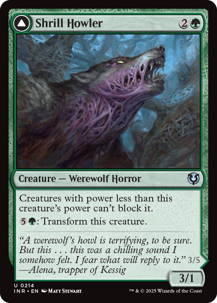 Shrill Howler // Howling Chorus [Innistrad Remastered] [Foil]
