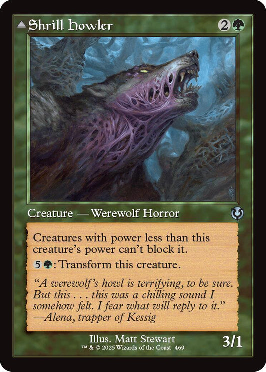 Shrill Howler // Howling Chorus (Retro Frame) [Innistrad Remastered] [Foil]