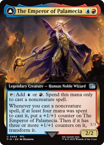 The Emperor of Palamecia // The Lord Master of Hell (Extended Art) [FINAL FANTASY] [Foil]
