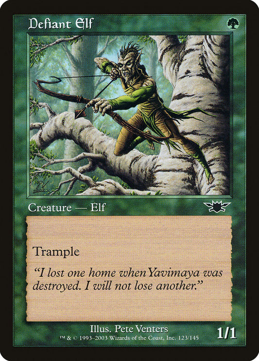 Defiant Elf [Legions] [Foil]