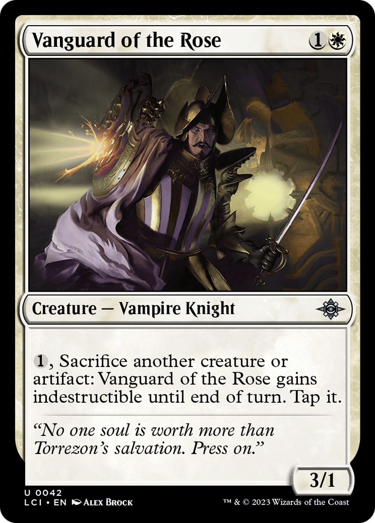 Vanguard of the Rose [The Lost Caverns of Ixalan] [Foil]