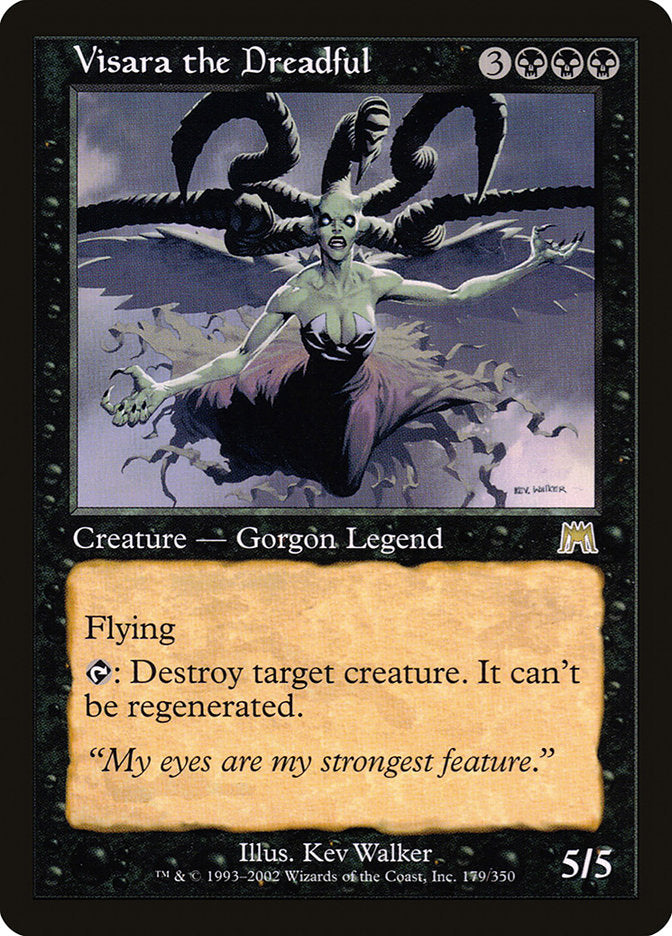 Visara the Dreadful [Onslaught] [Foil]