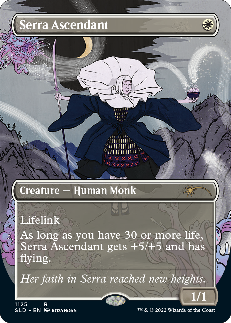 Serra Ascendant (Borderless) [Secret Lair Drop Series] [Foil]