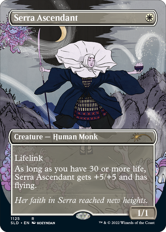 Serra Ascendant (Borderless) [Secret Lair Drop Series] [Foil]