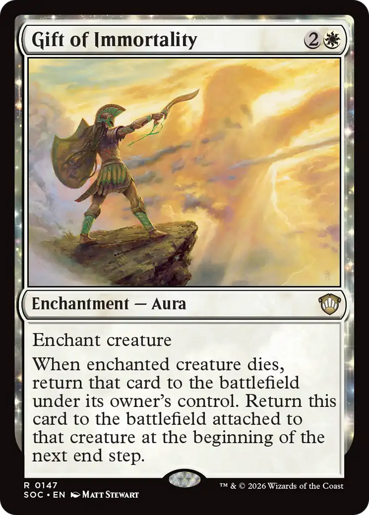 Gift of Immortality [Secrets of Strixhaven Commander] [Foil]