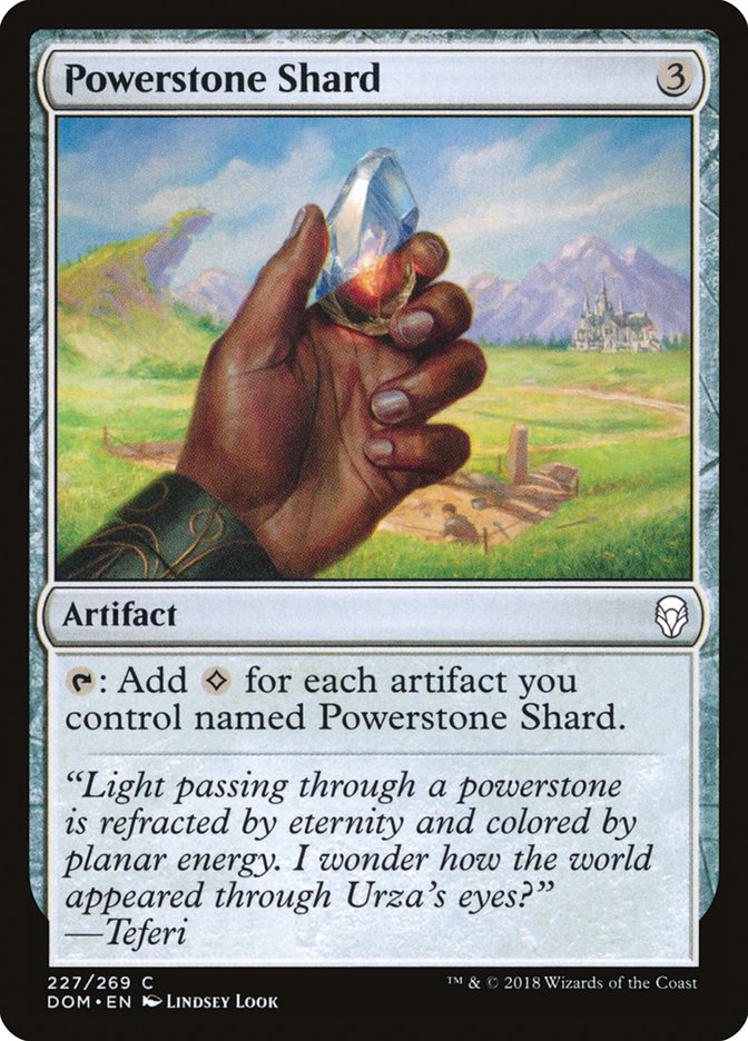 Powerstone Shard [Dominaria] [Foil]