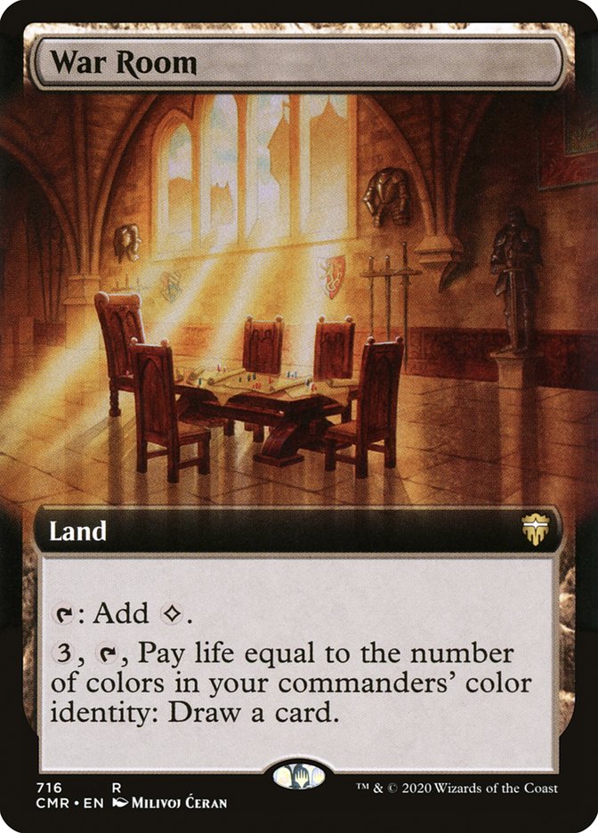 War Room (Extended Art) [Commander Legends] [Foil]
