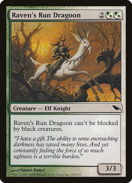 Raven's Run Dragoon [Shadowmoor] [Foil]