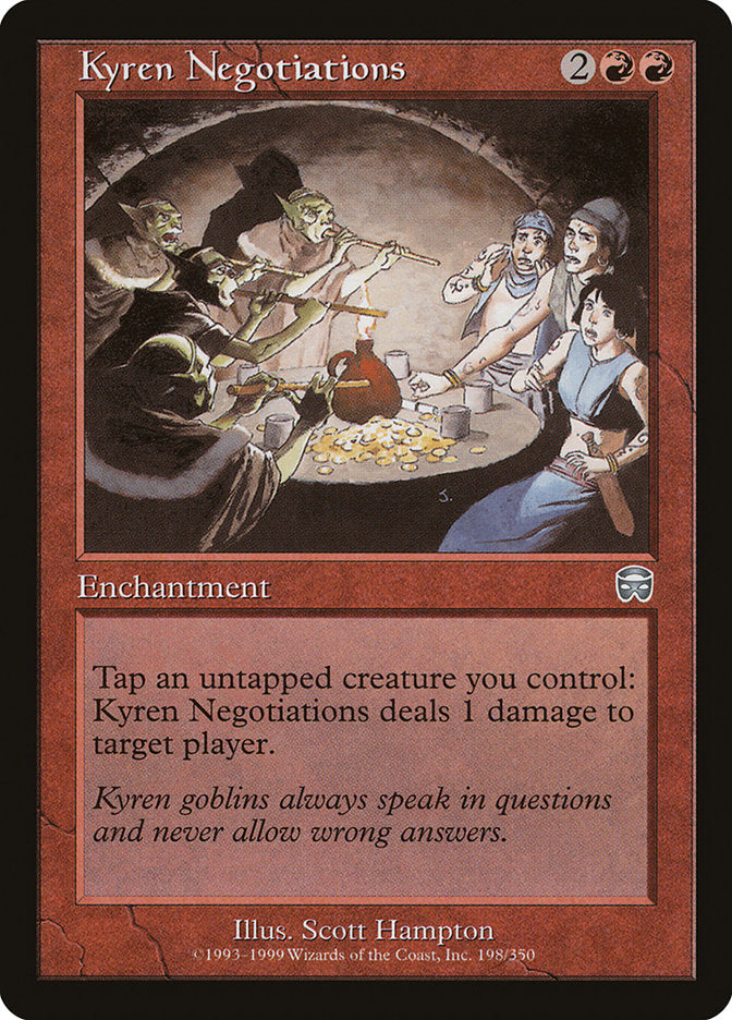 Kyren Negotiations [Mercadian Masques] [Foil]