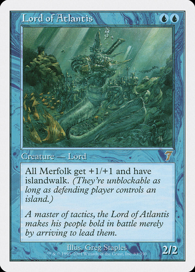 Lord of Atlantis [Seventh Edition] [Foil]
