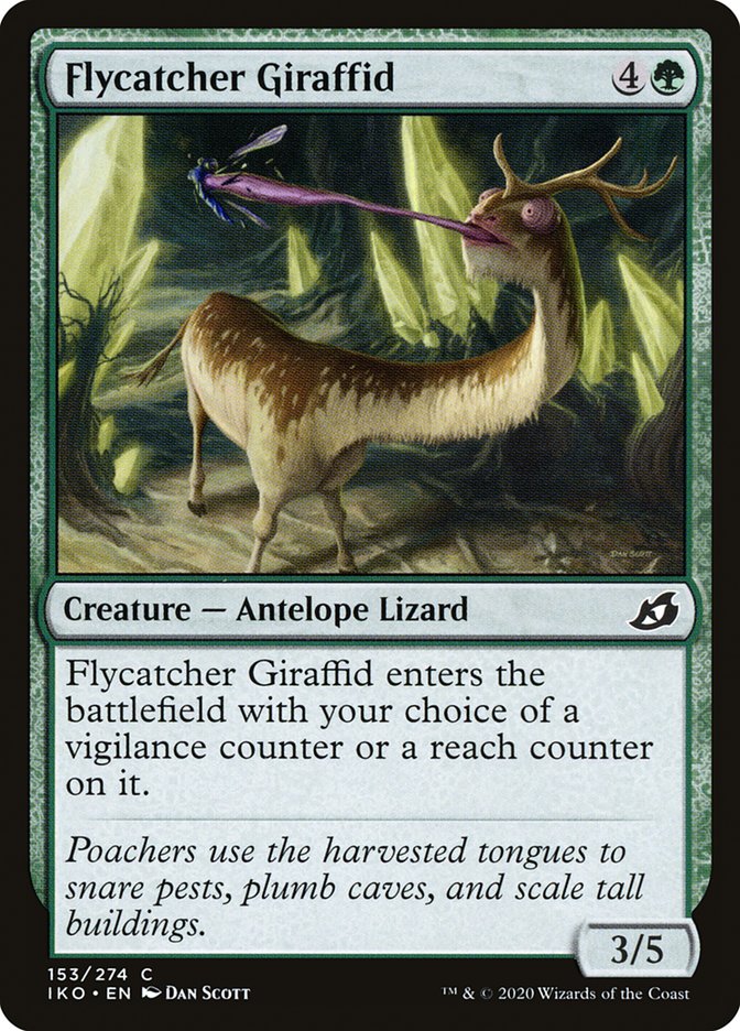Flycatcher Giraffid [Ikoria: Lair of Behemoths] [Foil]