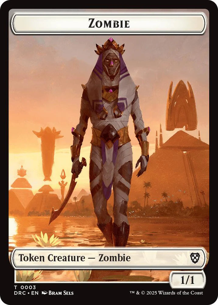 Zombie (0007) // Zombie (0003) Double-Sided Token [Aetherdrift Tokens]