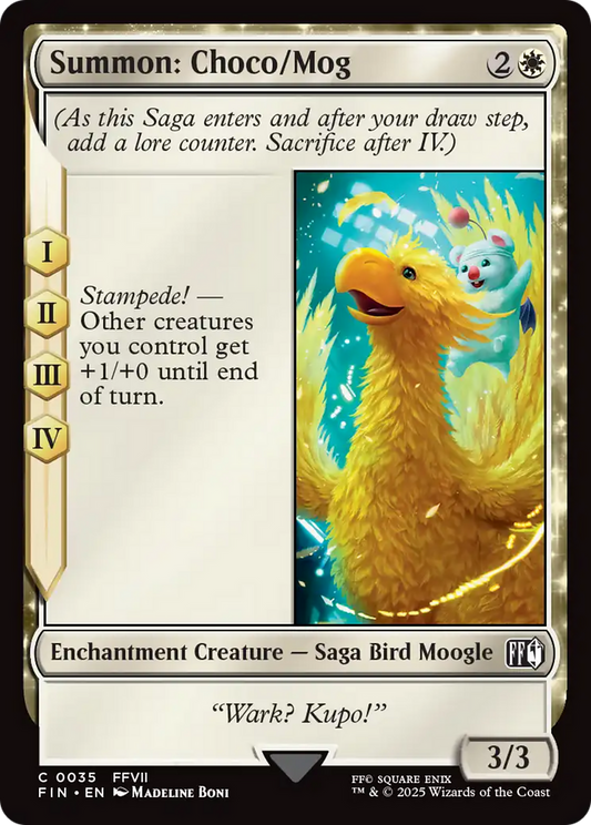Summon: Choco/Mog [FINAL FANTASY] [Foil]