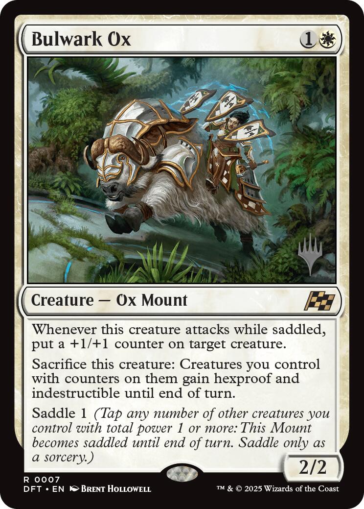 Bulwark Ox (Promo Pack) [Aetherdrift Promos] [Foil]