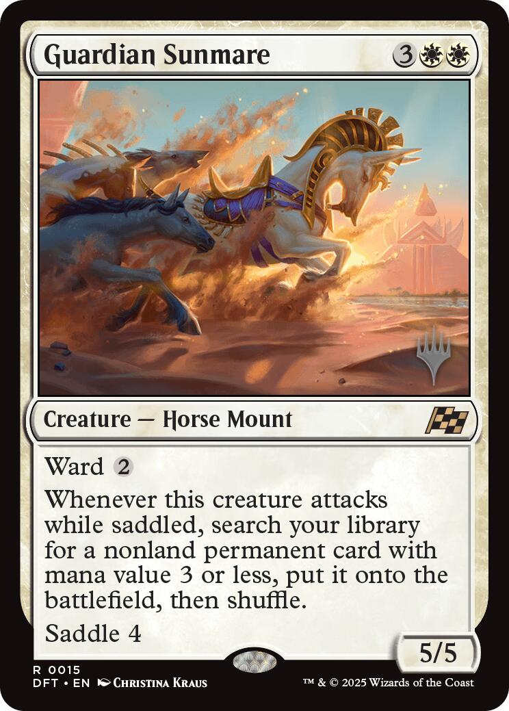 Guardian Sunmare (Promo Pack) [Aetherdrift Promos] [Foil]