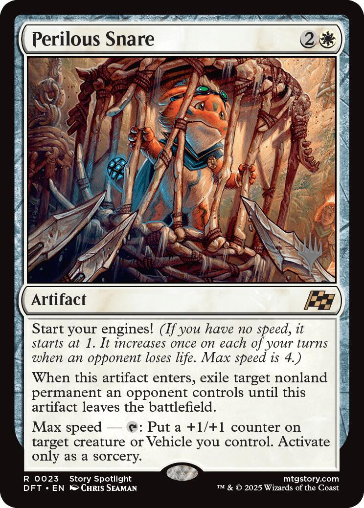 Perilous Snare (Promo Pack) [Aetherdrift Promos] [Foil]