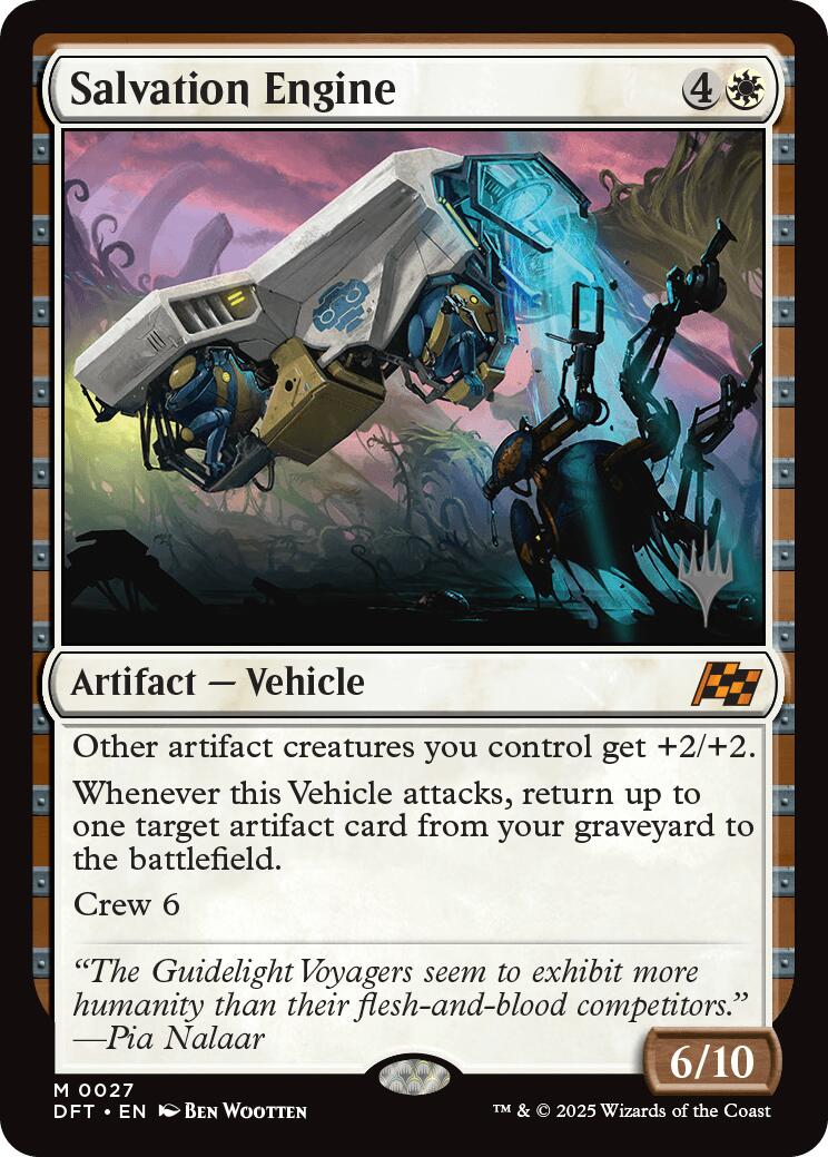 Salvation Engine (Promo Pack) [Aetherdrift Promos] [Foil]