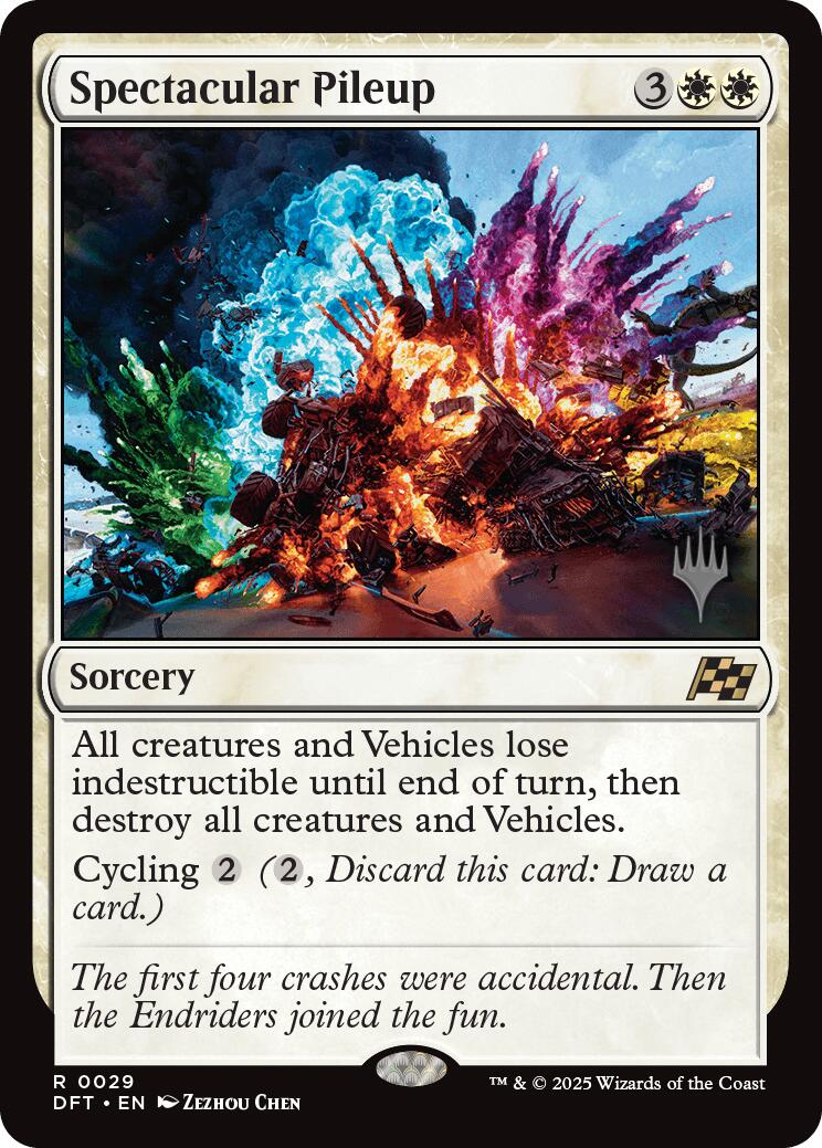 Spectacular Pileup (Promo Pack) [Aetherdrift Promos] [Foil]