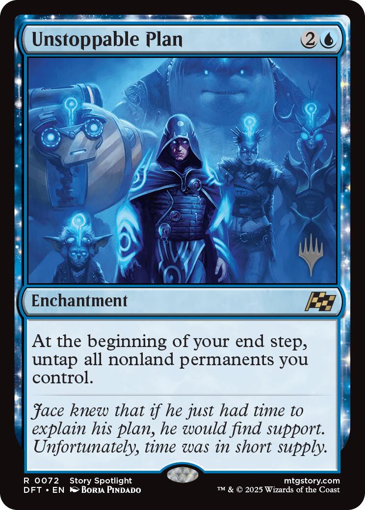 Unstoppable Plan (Promo Pack) [Aetherdrift Promos] [Foil]