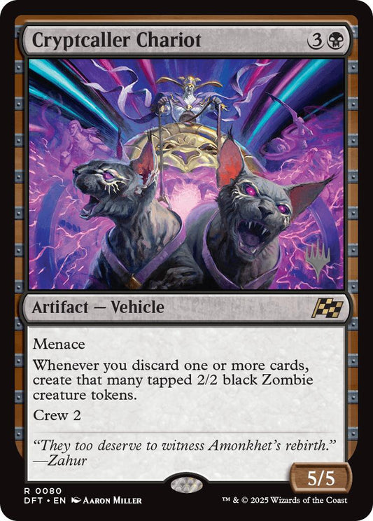 Cryptcaller Chariot (Promo Pack) [Aetherdrift Promos] [Foil]