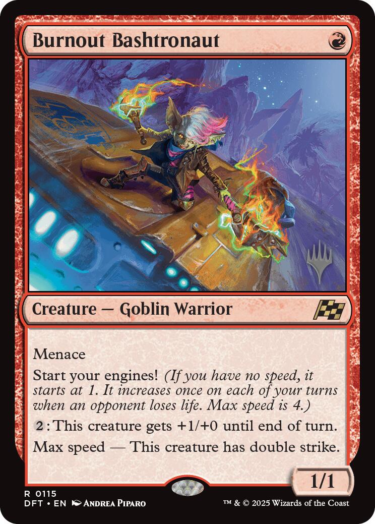 Burnout Bashtronaut (Promo Pack) [Aetherdrift Promos] [Foil]