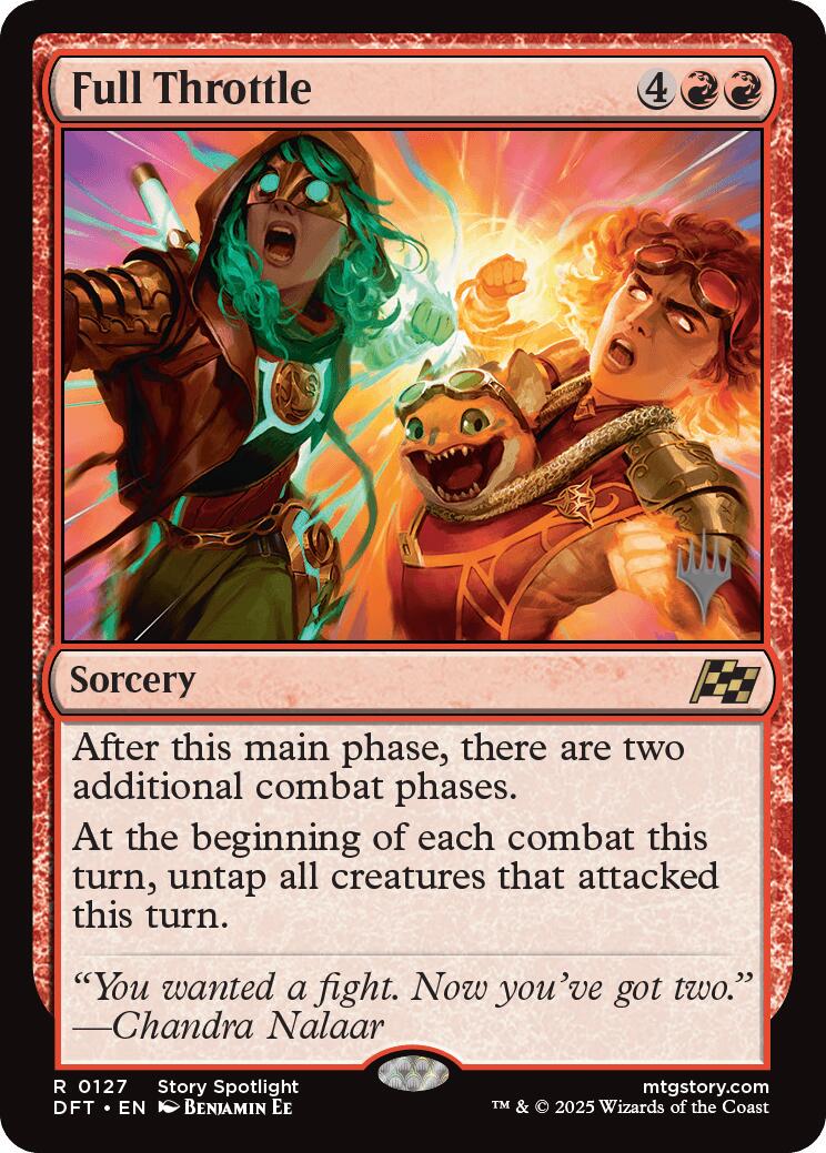 Full Throttle (Promo Pack) [Aetherdrift Promos] [Foil]