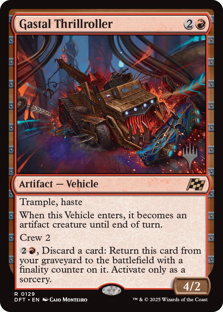 Gastal Thrillroller (Promo Pack) [Aetherdrift Promos] [Foil]
