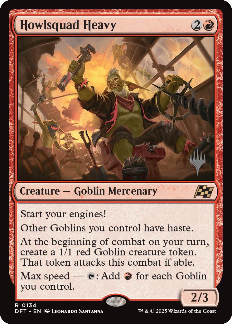 Howlsquad Heavy (Promo Pack) [Aetherdrift Promos] [Foil]