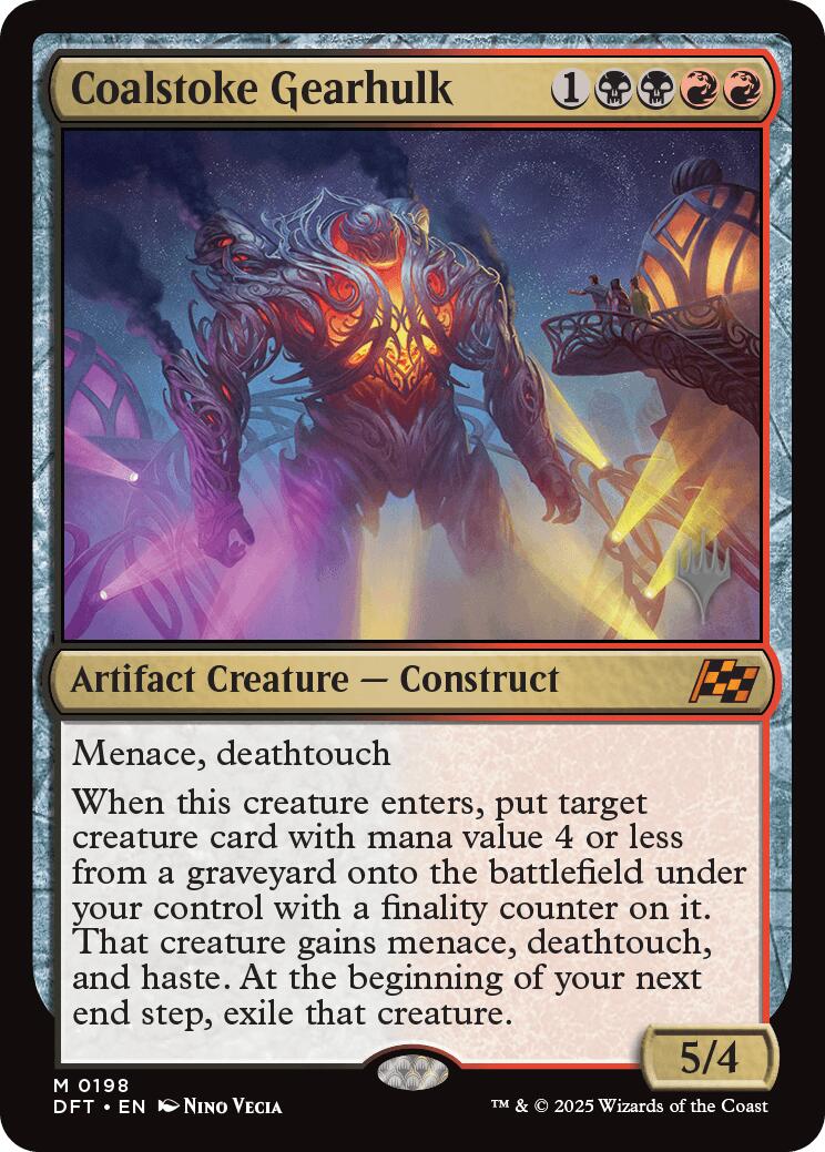 Coalstoke Gearhulk (Promo Pack) [Aetherdrift Promos] [Foil]