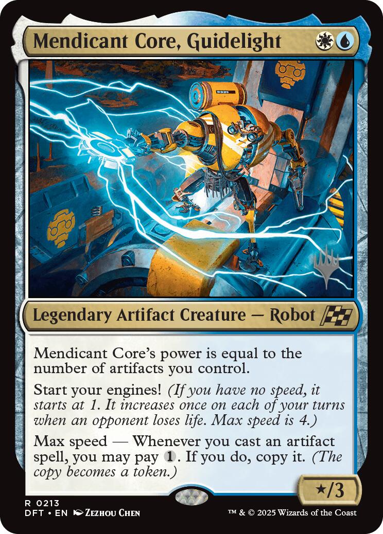 Mendicant Core, Guidelight (Promo Pack) [Aetherdrift Promos] [Foil]