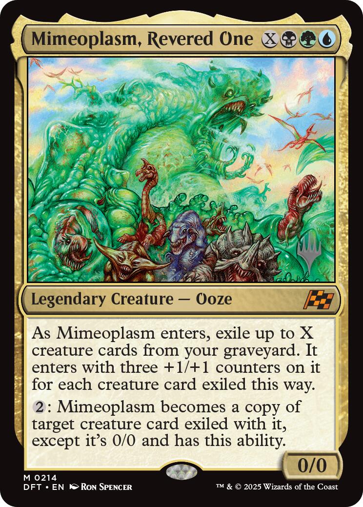 Mimeoplasm, Revered One (Promo Pack) [Aetherdrift Promos] [Foil]