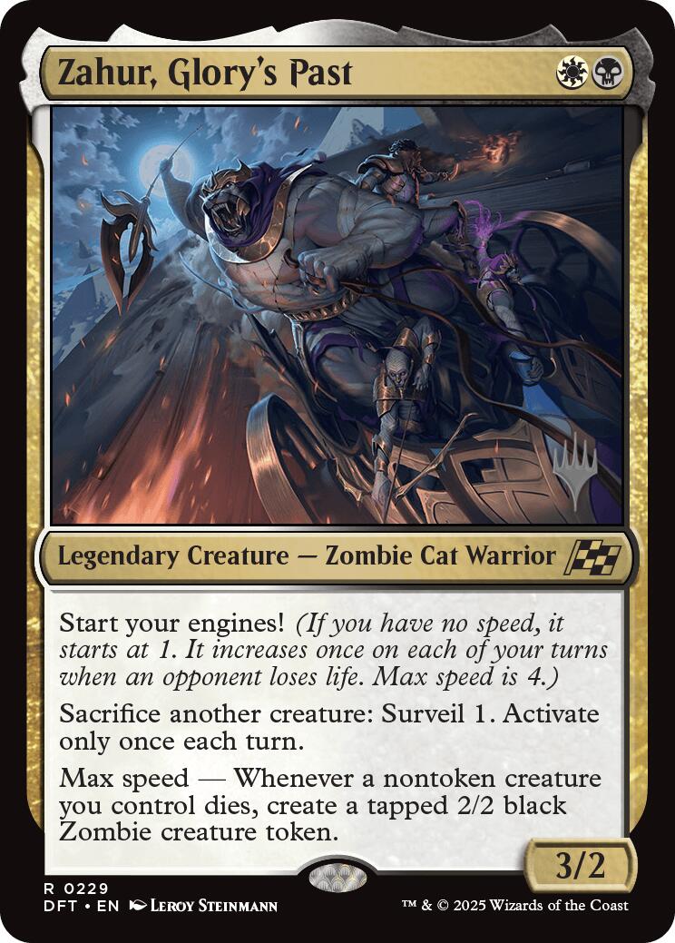 Zahur, Glory's Past (Promo Pack) [Aetherdrift Promos] [Foil]
