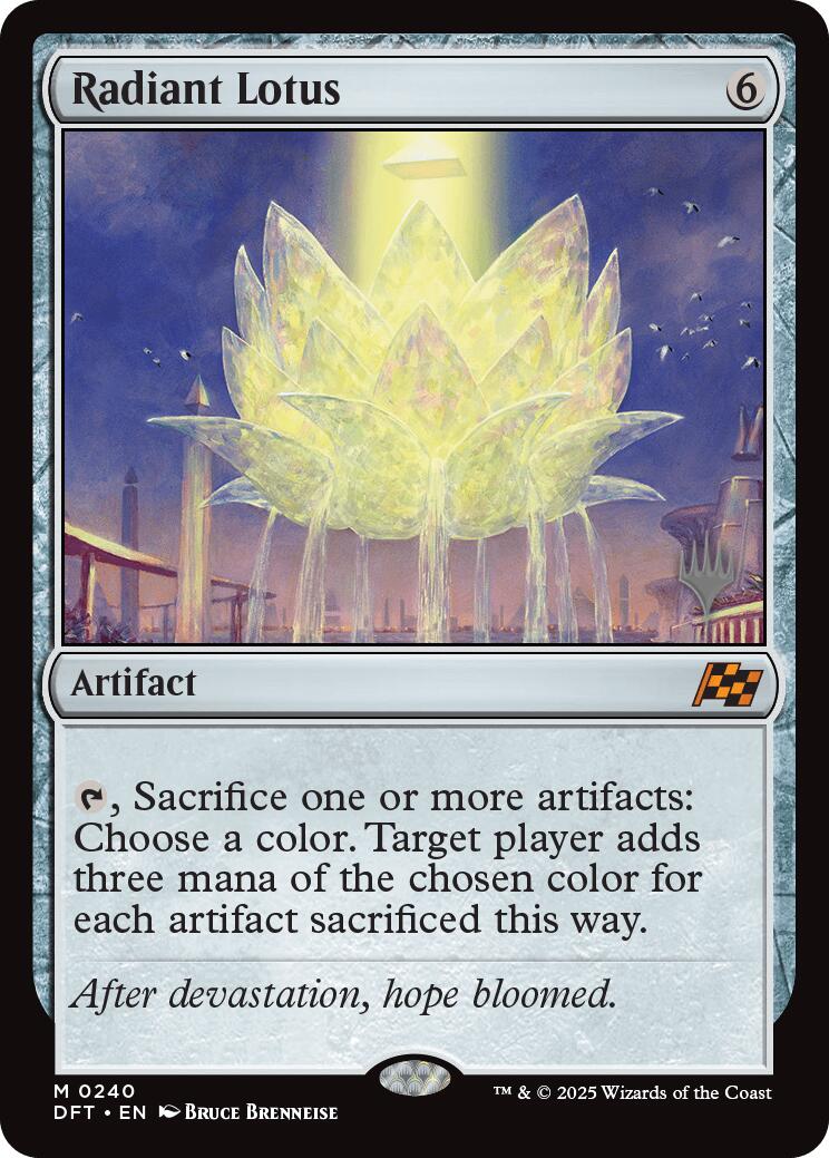 Radiant Lotus (Promo Pack) [Aetherdrift Promos] [Foil]