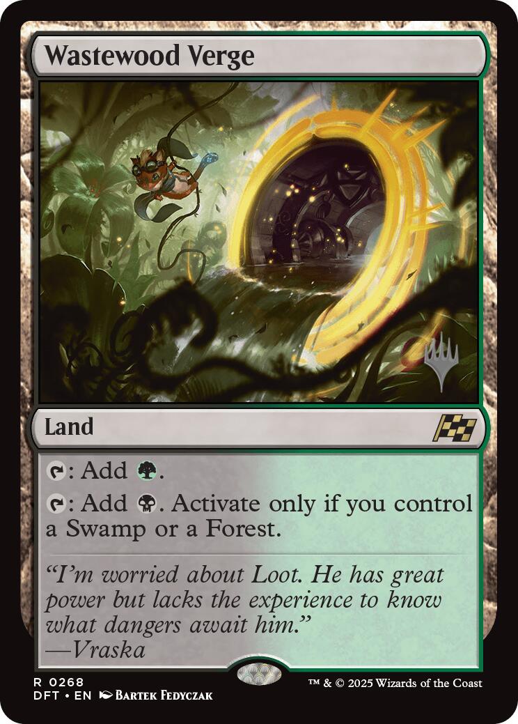 Wastewood Verge (Promo Pack) [Aetherdrift Promos] [Foil]