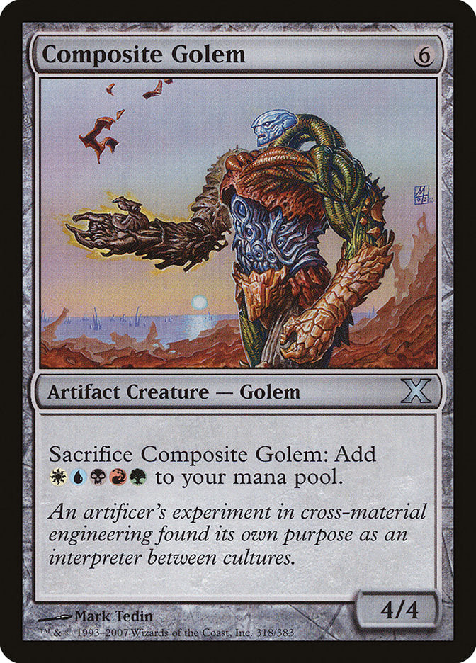 Composite Golem [Tenth Edition] [Foil]
