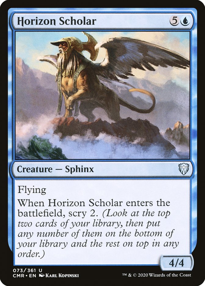 Horizon Scholar [Commander Legends] [Foil]