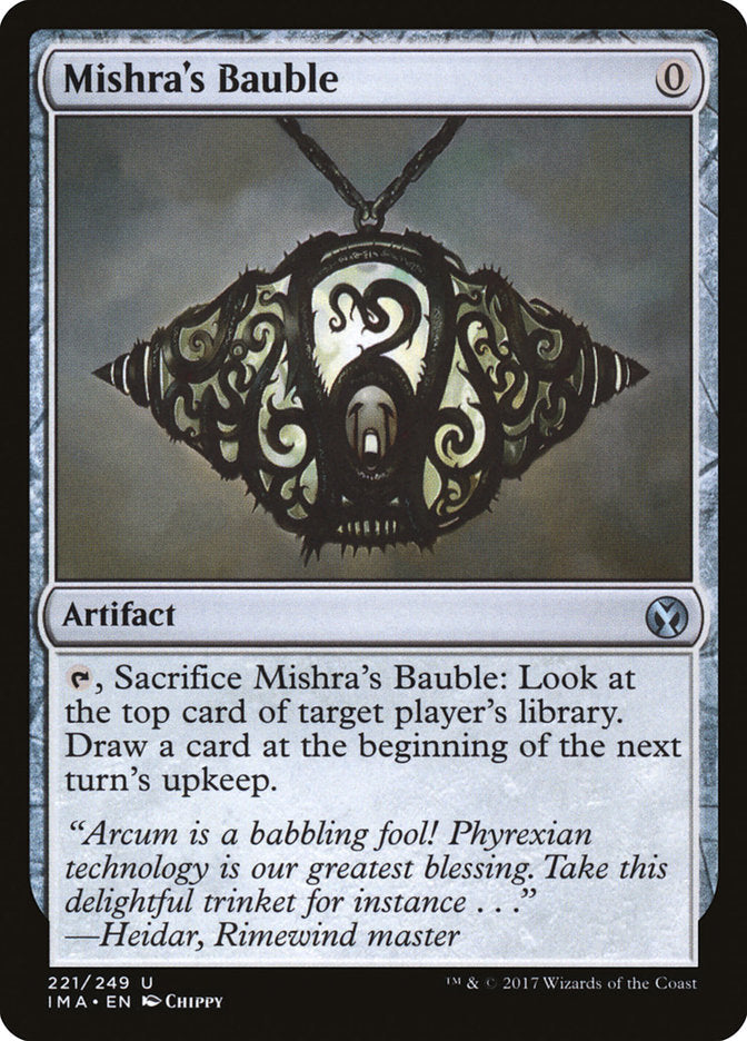 Mishra's Bauble [Iconic Masters] [Foil]