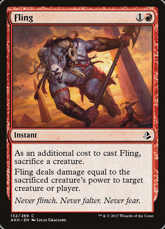 Fling [Amonkhet] [Foil]