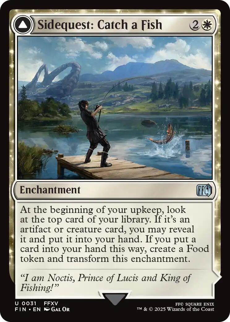 Sidequest: Catch a Fish // Cooking Campsite [FINAL FANTASY] [Foil]