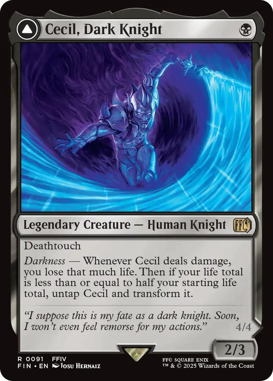 Cecil, Dark Knight // Cecil, Redeemed Paladin [FINAL FANTASY] [Foil]