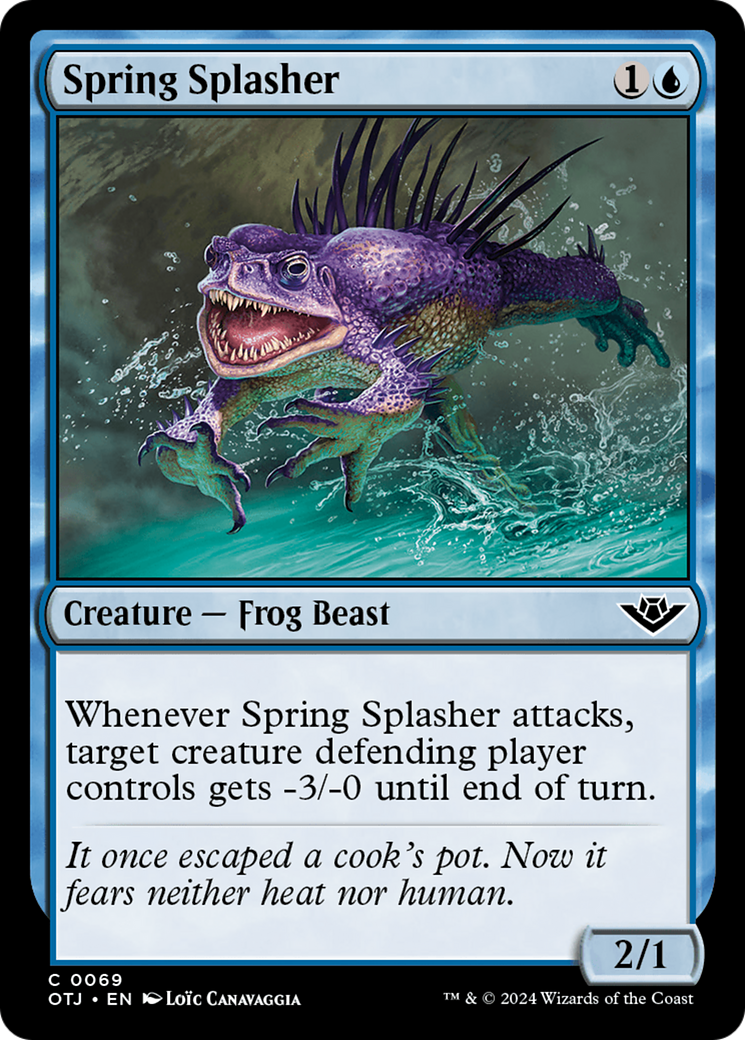 Spring Splasher [Outlaws of Thunder Junction] [Foil]