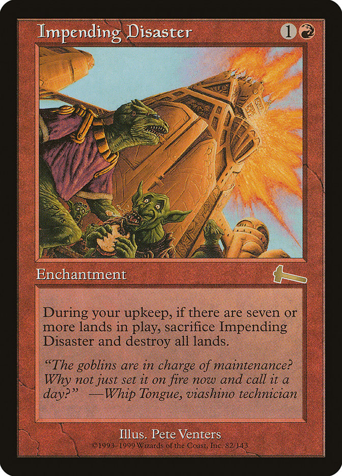 Impending Disaster [Urza's Legacy] [Foil]