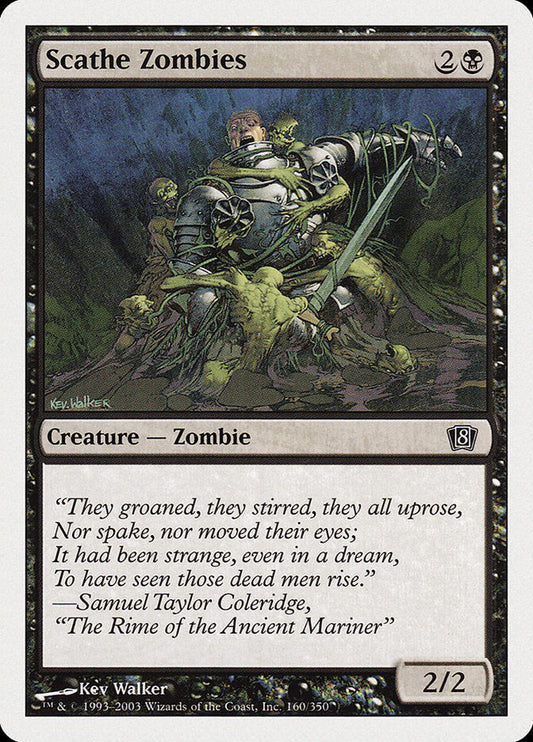 Scathe Zombies [Eighth Edition] [Foil]