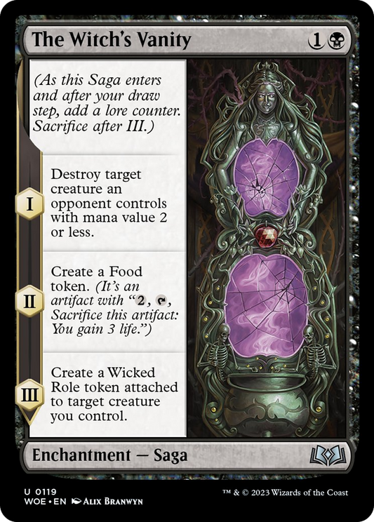 The Witch's Vanity [Wilds of Eldraine] [Foil]